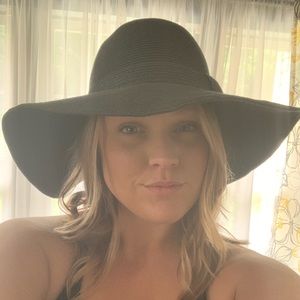 Black Floppy Hat